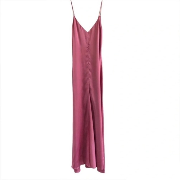 Reformation Cabot Cerise Maxi Slip Dress - Picture 3 of 10